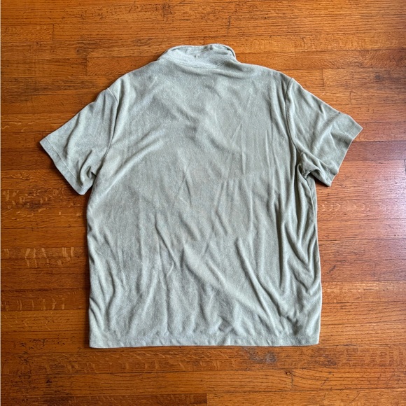 NWT H&M Regular Fit Terry Polo Shirt in Pistachio Green Size XL - Picture 5 of 5